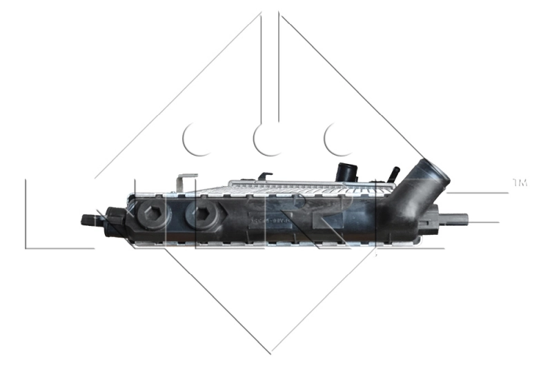 Água radiador NRF 53631 precio, desde 58,36 EUR