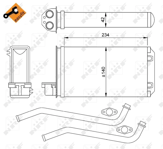 Calefactor NRF 58617