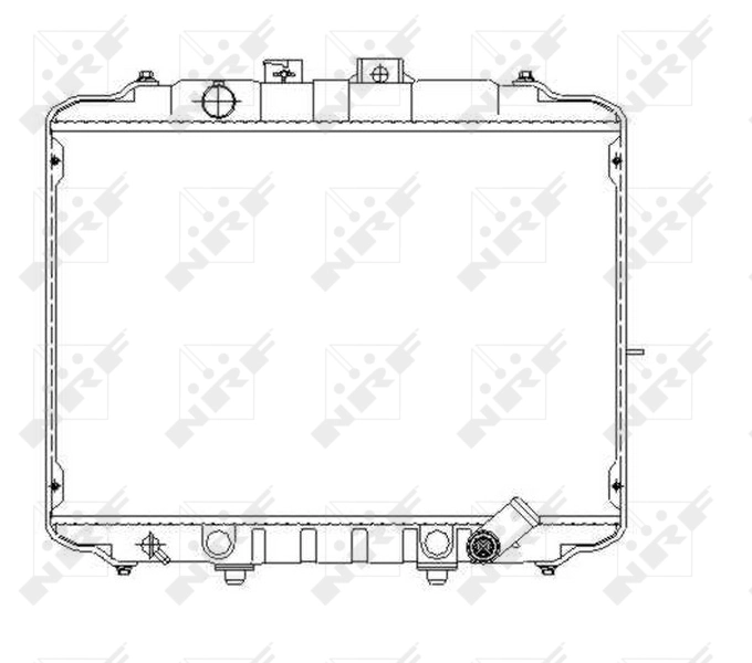 Comprar 53650 NRF Radiador de auto