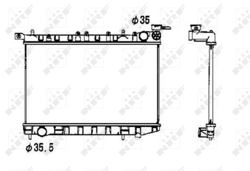 Comprar Radiador de refrigeración del motor Nissan Almera I N15 a bajo precio