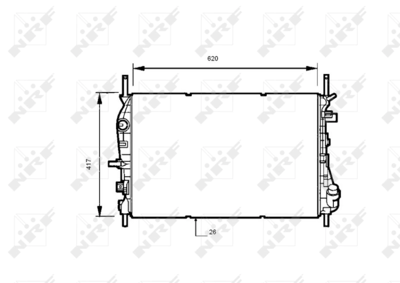 Comprar 53741 NRF Radiador de auto