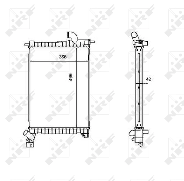 Comprar 507527 NRF Radiador de auto