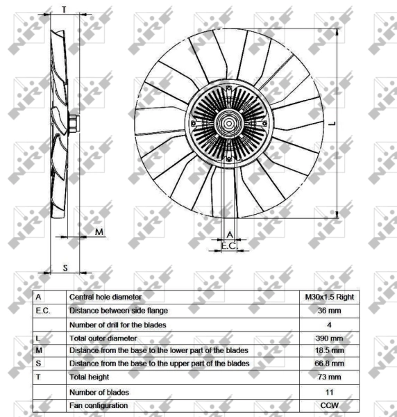 Comprar 49563 NRF Embrague viscoso de ventilador