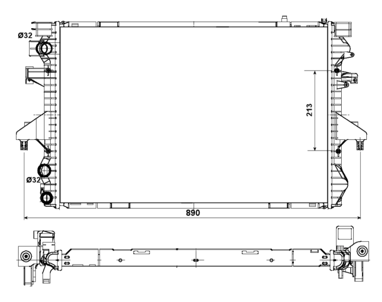 Comprar 53796 NRF Radiador de auto
