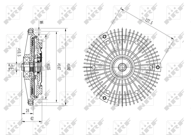  Embrague viscoso de ventilador Mercedes S 