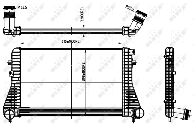 Enfriador de aire de admisión NRF 30306