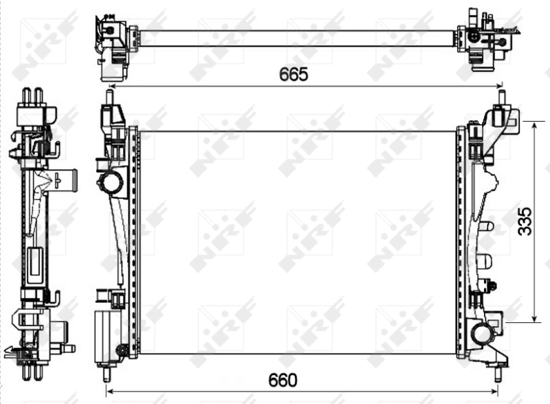 Comprar 53115 NRF Radiador de auto
