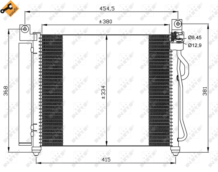 Aire acondicionado capacitor NRF 35569 precio, desde 80,18 EUR