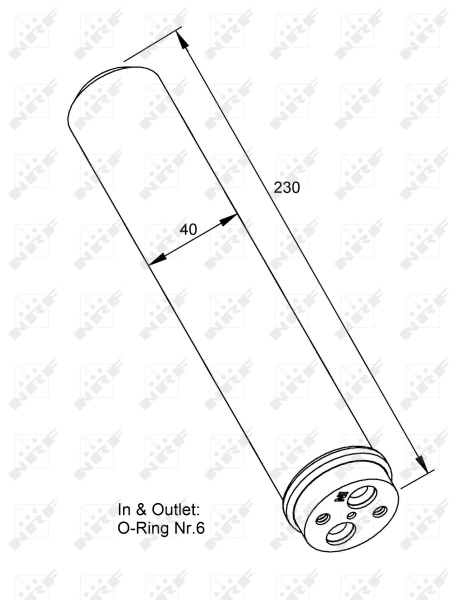Filtro deshidratante NRF 33230