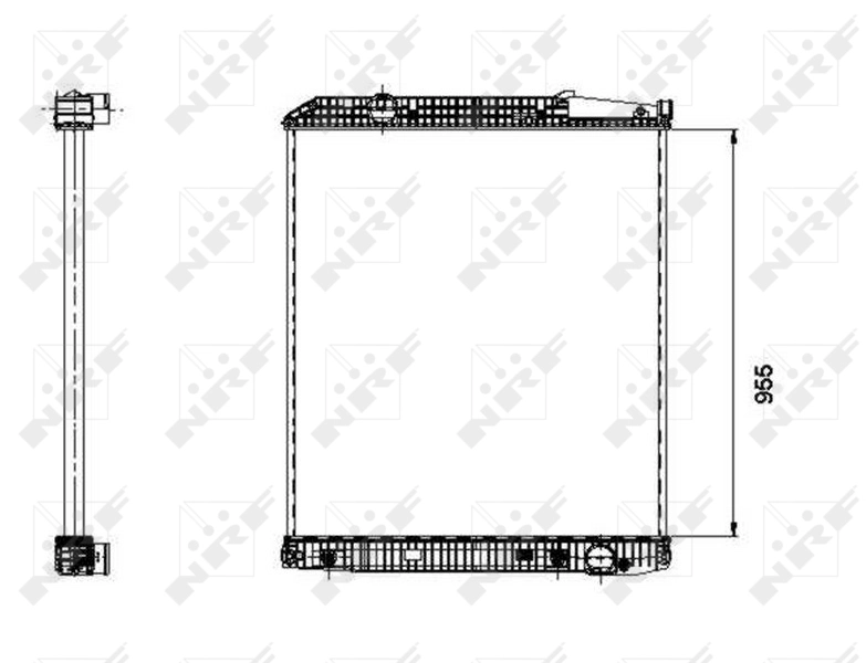 Radiador A9425001103 Mercedes
