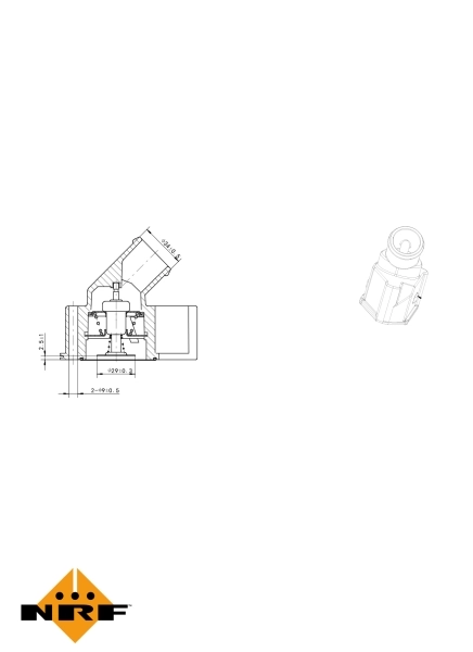 Termostato 725115 NRF
