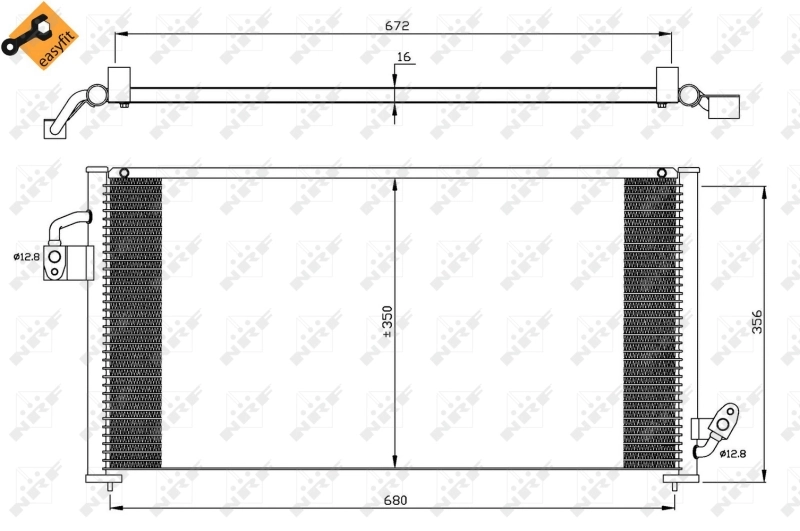 Comprar Condensador de aire acondicionado Subaru Forester I S10, SF a bajo precio