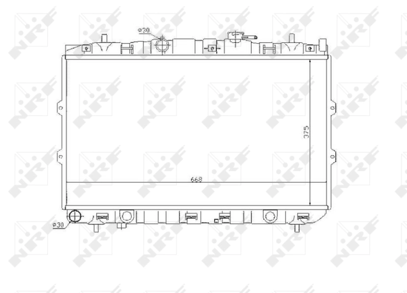 Comprar Radiador de refrigeración del motor KIA Cerato  LD a bajo precio