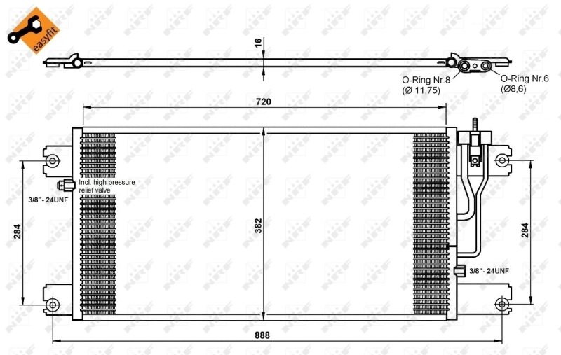 Condensador NRF 35762