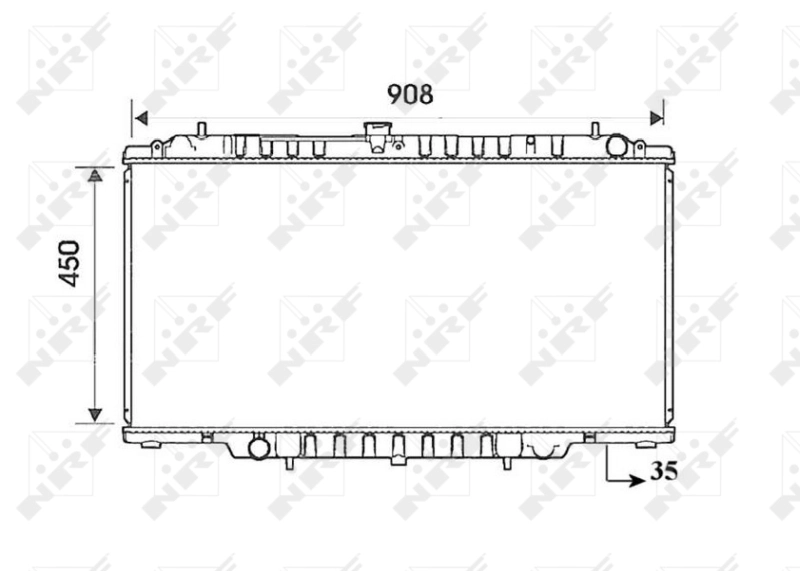 Radiador 53830 NRF