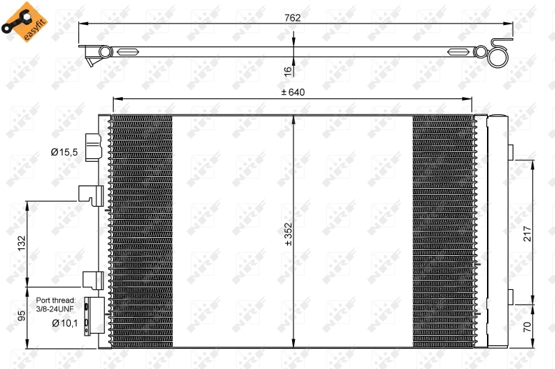 Condensador NRF 35938