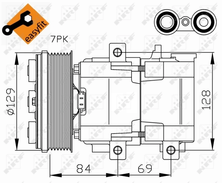 Comprar Compresor de aire acondicionado Ford Transit V V184/5