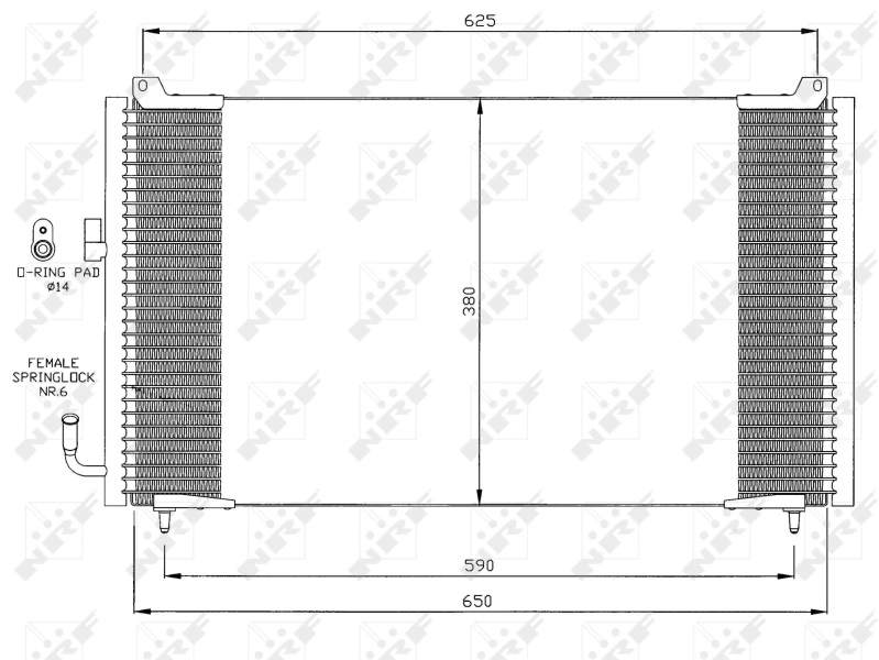 Aire acondicionado capacitor Peugeot 406 coupé (8C) (1997 - 2004) precio, desde 36,30 EUR