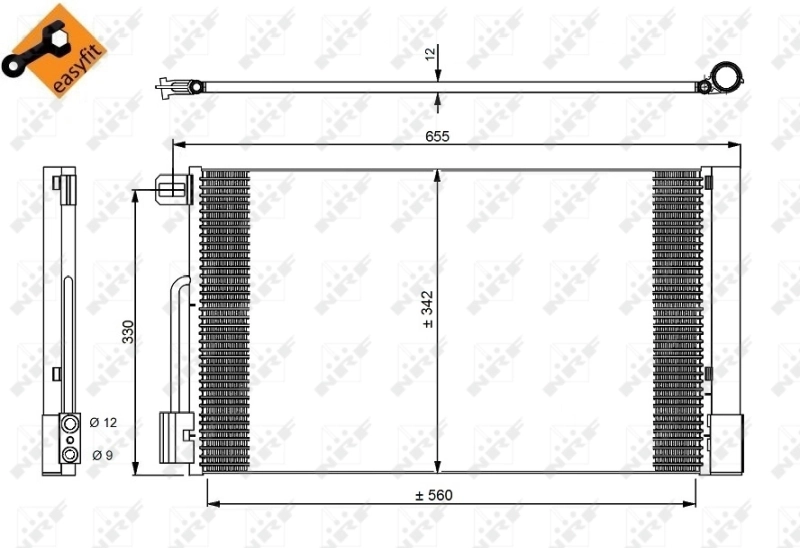 Comprar 5558K8C1S Polcar Condensador de aire acondicionado