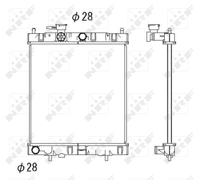 Comprar 52060 NRF Radiador de auto