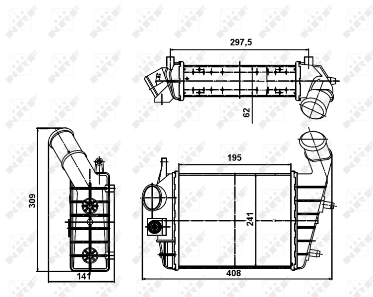 Intercooler 800M10A Jdeus