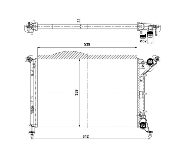 Comprar 53969 NRF Radiador de auto