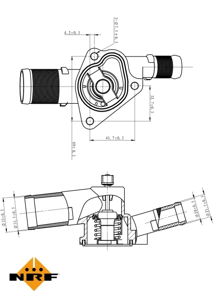 Termostato 725009 NRF
