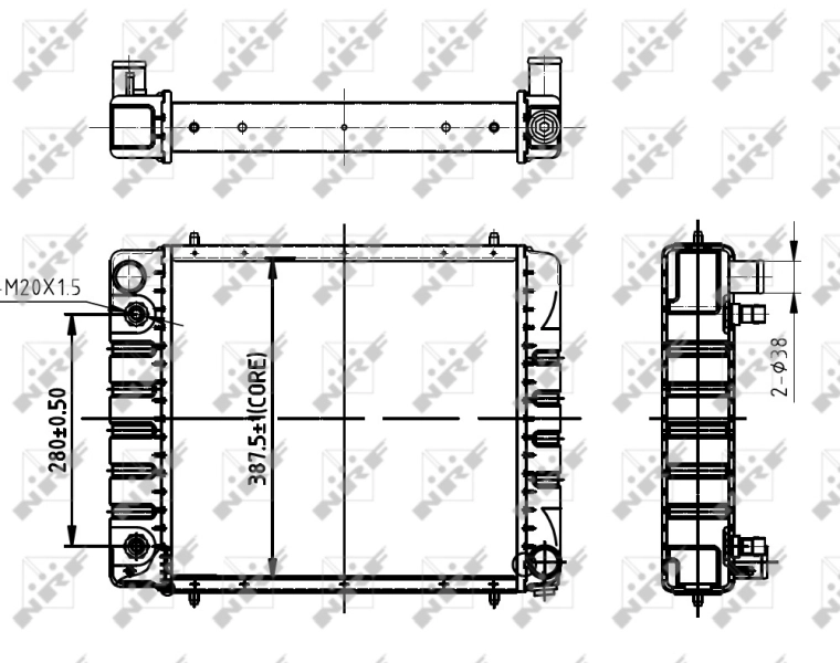 Comprar 50477 NRF Radiador de auto