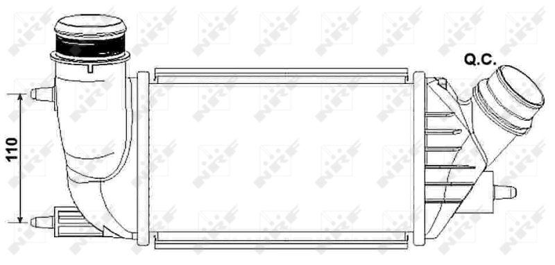 Comprar 30242 NRF Turbo intercooler