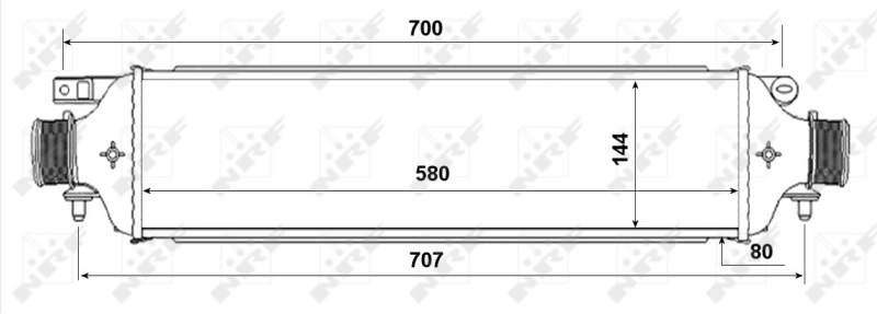 Intercooler 30788 NRF