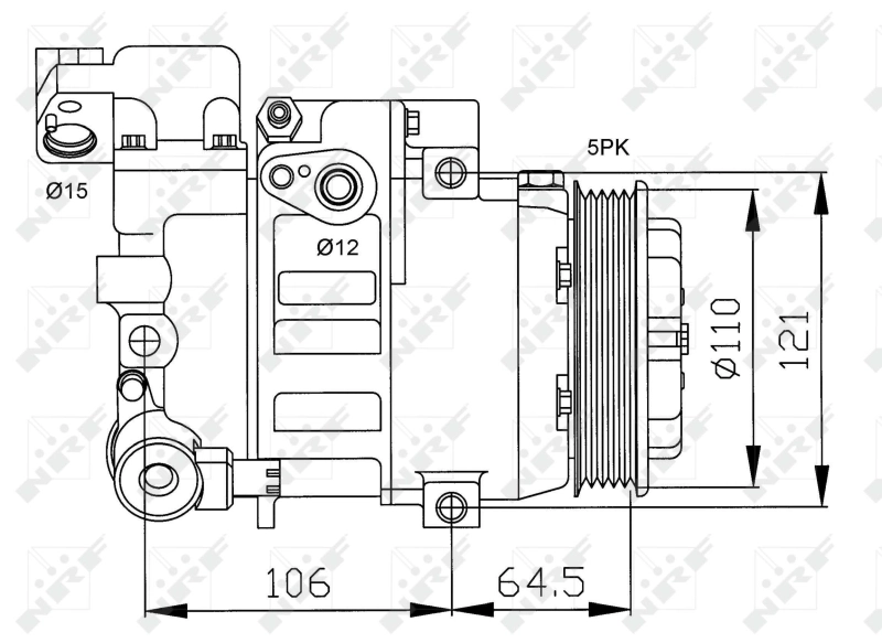 Compresor ac NRF 32175 precio, desde 368,61 EUR