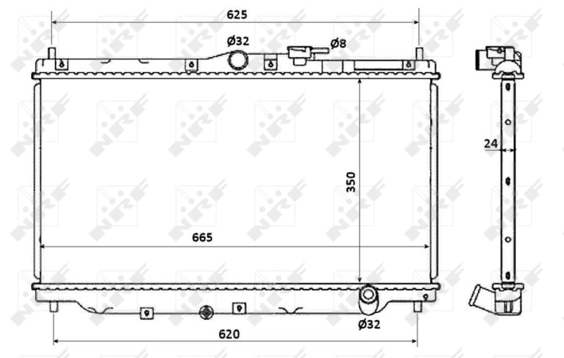 Comprar 507722 NRF Radiador de auto