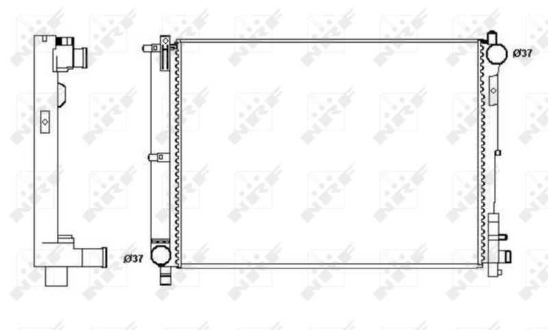 Comprar 58263 NRF Radiador de auto