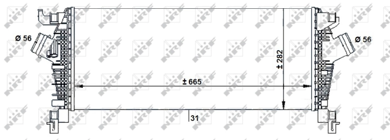 Enfriador de aire de admisión NRF 30932