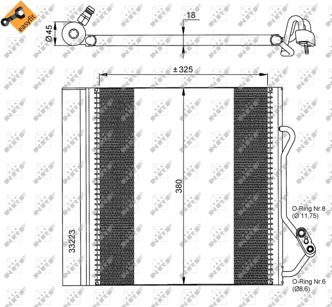 Comprar 35720 NRF Condensador de aire acondicionado