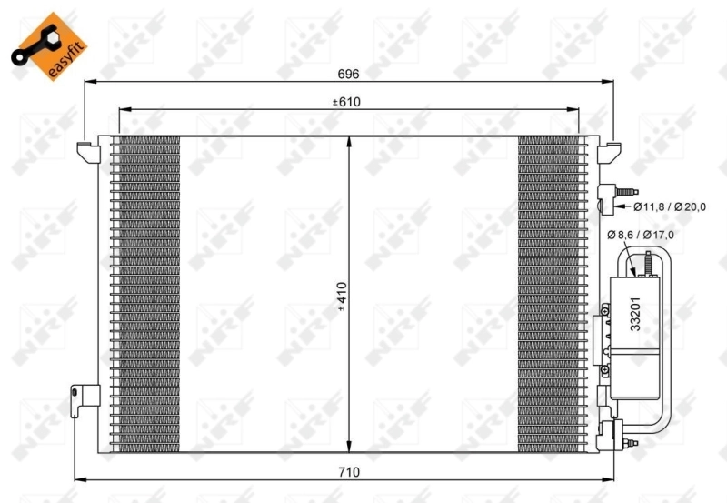 Comprar 35929 NRF Condensador de aire acondicionado
