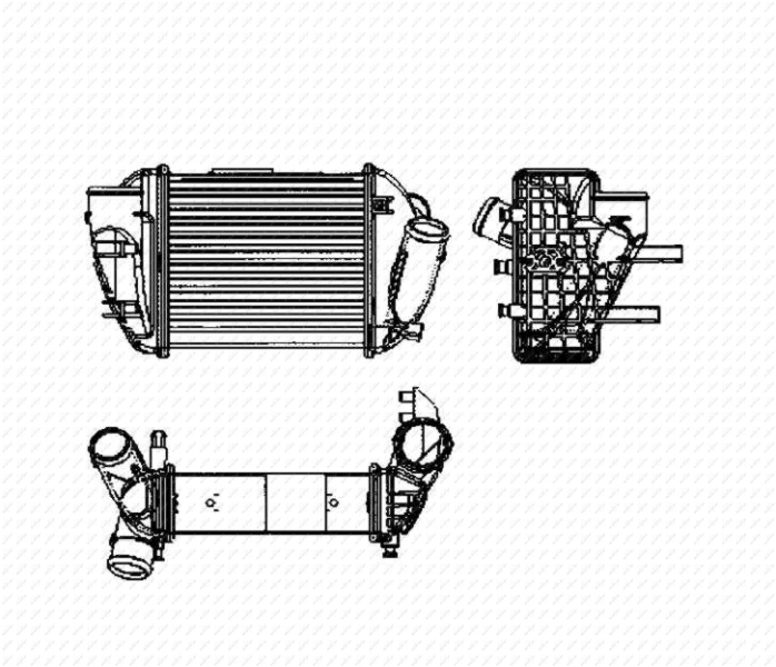 Intercooler 30755 NRF