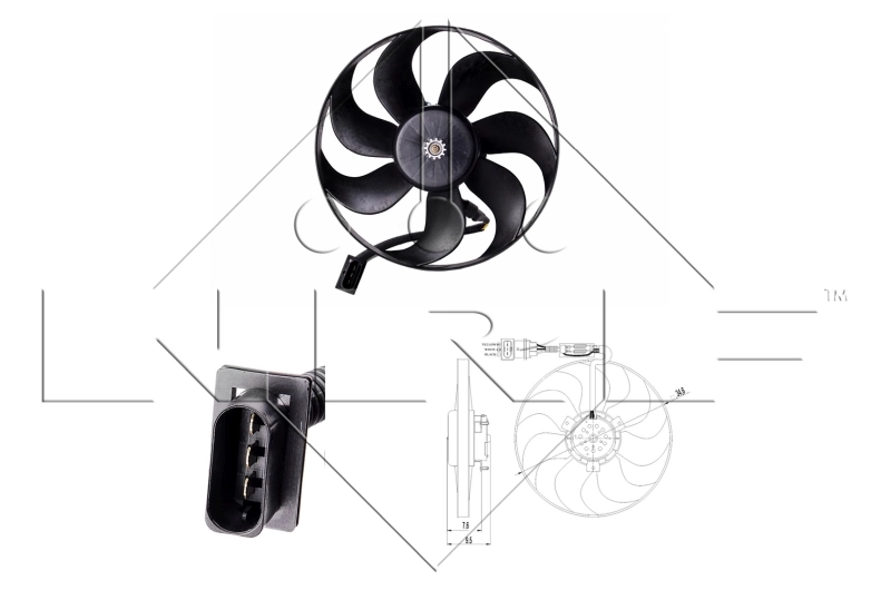 Comprar Ventilador eléctrico de refrigeración completo (motor y hélice) Volkswagen Polo III 6N2 a bajo precio