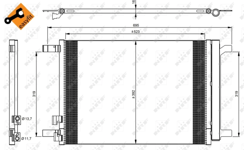 Condensador NRF 35968