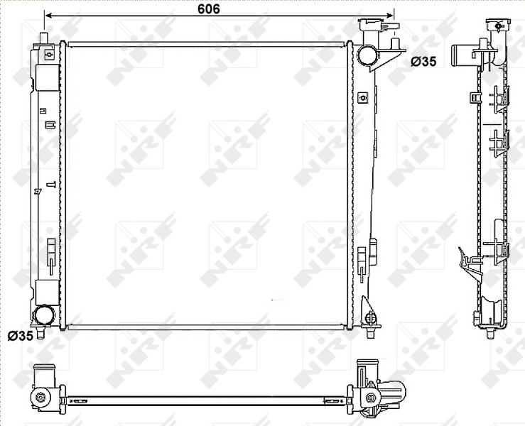 Radiador 53054 NRF