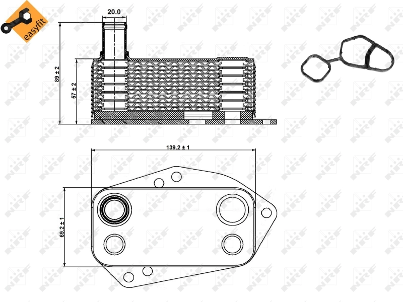 Comprar 5989070151 BMW Radiador de aceite debajo del filtro