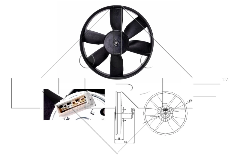 Ventilador de refrigeración del motor Golf III hatchback (1989-2000) original desde 55,70 €