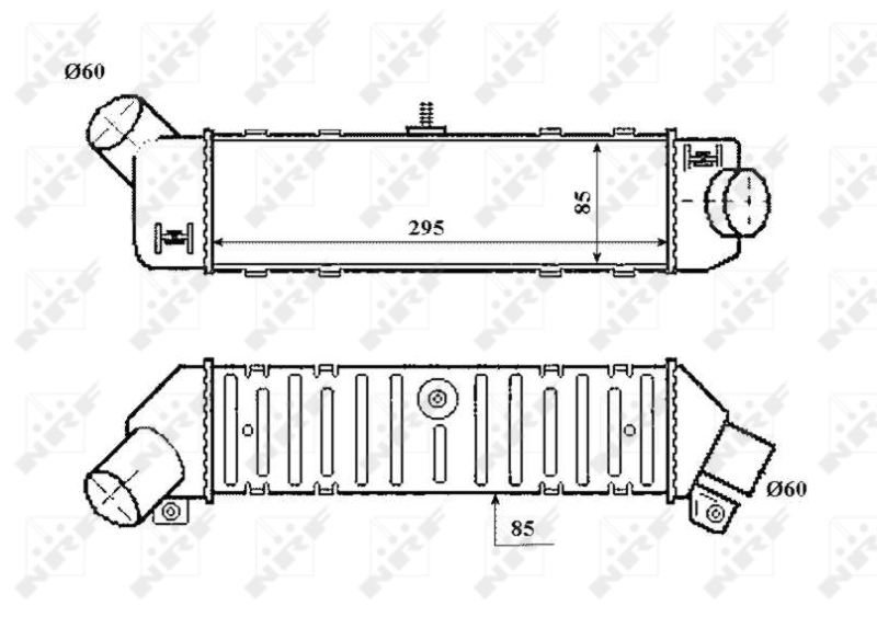 Radiador de intercooler para Seat Cordoba  6K2