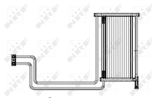 Radiador de refrigeración de la transmisión 31136 NRF