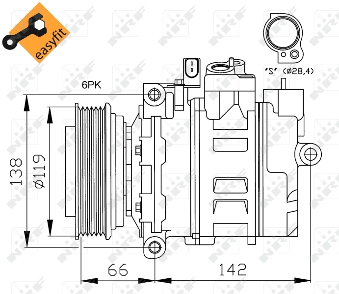 Comprar Compresor de aire acondicionado Audi A6 C4 4A5