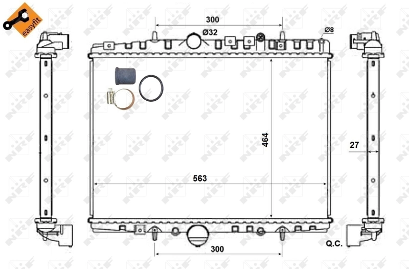 Radiador 58315 NRF