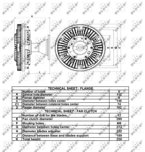  Embrague viscoso de ventilador Mercedes Benz Truck TRUCK ACTROS 