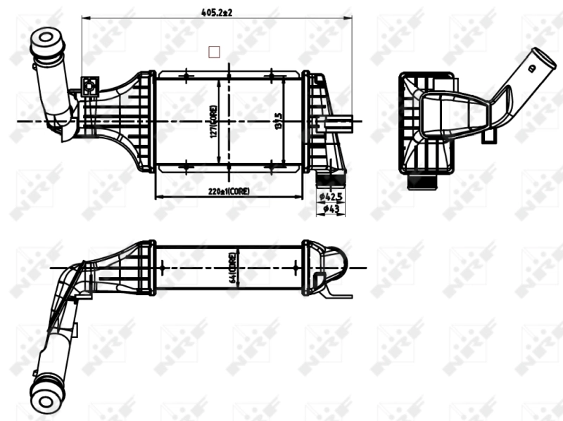 Intercooler 30427 NRF