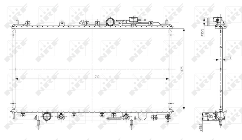Radiador 56078 NRF
