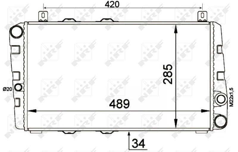 Comprar M038004A Jdeus Radiador de auto